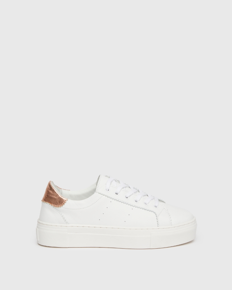 Amelia Sneaker - White Leather